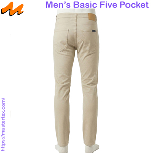 Men's Mid Waist Straight Classic Fit Breathable Non Denim Five Pocket Garment Dyed Washed <b>Jeans</b> Crafted at 8.99 OZ - Product Image 3