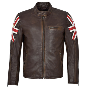 Custom 100% Genuine Napa Leather Cafe Racer <b>Jacket</b> Men's Motorcycle Biker <b>Jacket</b> Wholesale Private Label <b>Jacket</b> Manufacturer - Product Image 1
