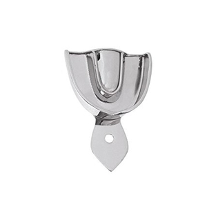 Plateaux d'empreinte dentaire professionnels en acier inoxydable | # 5 XS-Lower Perforated Metal Impression Tray |   Réutilisable, qualité chirurgicale - Product Image 6