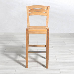Chaise de bar d'extérieur en teck de qualité supérieure avec un design élégant pour les hôtels, les villas et l'hôtellerie, exportateur de meubles - Product Image 3