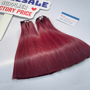 Extensiones de cabello vietnamita de trama recta de hueso, precio al por mayor, cabello brillante, colores personalizados, sin enredos, sin desprendimiento, venta al por mayor - Product Image 3