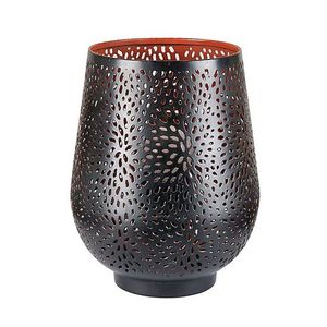 Portavelas votivas de metal únicos, cuidadosamente elaborados para realzar la decoración con luz cálida y un atractivo artesanal. - Product Image 3