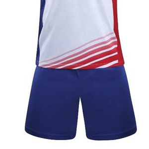 เสื้อฟุตบอลชายสั่งทำพิเศษ แขนสั้น ราคาประหยัด ผลิตจากโพลีเอสเตอร์ 100% น้ำหนักเบา ระบายอากาศได้ดี เป็นมิตรต่อสิ่งแวดล้อม - Product Image 6