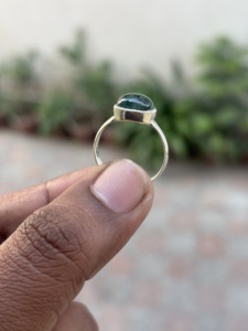 Natural <b>Moss</b> <b>Agate</b> Handmade 925 Sterling Silver Eco-friendly Vintage Classic Cut Women Girls <b>Ring</b> Gift Wholesale Jewelry - Product Image 3