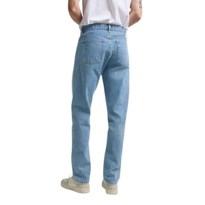 Hot Sale Wholesale Men's Cotton Breathable Denim <b>Jeans</b> with Embroidery Customizable Labels & Spring Season <b>Workwear</b> - Product Image 4