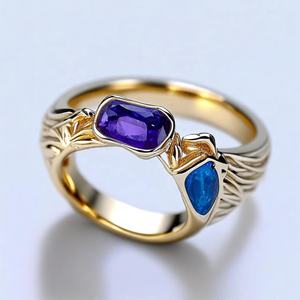 High Quality Fine Jewelry Luxury 925 Sterling Silver 18K Gold Plated <b>Ring</b> <b>for</b> Women and <b>Girl</b> - Product Image 2