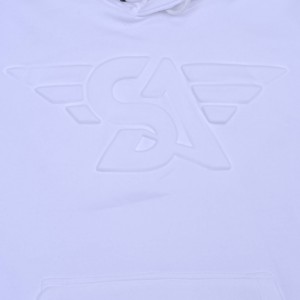 Sudadera con Capucha para Hombre, Blanca, 100% Algodón, Forro Polar para Invierno, Manga Larga, Diseño Sólido, Colores y Logotipo Personalizables - Product Image 6