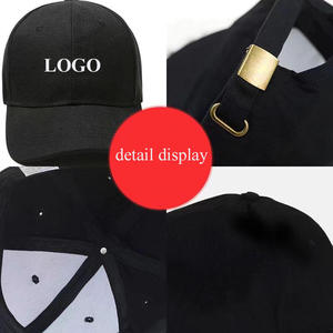 Gorra de Béisbol Unisex de 6 Paneles con Logotipo Bordado en la Parte Delantera, Ajuste Ajustable, Color Sólido, Tela de Sarga, Estilo Casual para Adultos - Product Image 3