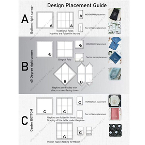 Tovagliolo in Lino Personalizzabile 60x60cm con Nastro Rosso Natalizio Ricamato e Bordo Decorato per <span class=keywords><strong>Natale</strong></span> - Product Image 5