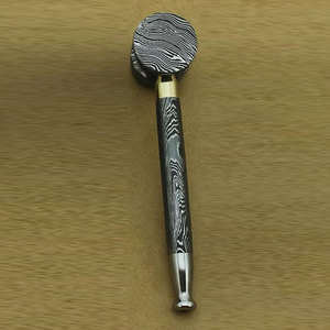 Handcrafted Damascus Steel <b>Ashtray</b> Unique Texture Metal <b>Ashtray</b> for Smokers Tabletop Decor Gift Use - Product Image 6