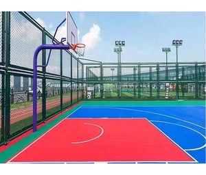 Dalles de sol modulaires emboîtables pour terrain de basket extérieur - Product Image 5
