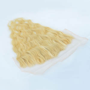 Paquetes de trama de cabello indio de caída cero y cierres frontales Vendedores de Rubia rusa y ceniza Producto de cabello humano de alta calidad - Product Image 1