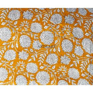 Tissu en coton léger et écologique à imprimé floral, tissé à la main en Inde, multicolore, pour sacs et chemises - Product Image 5