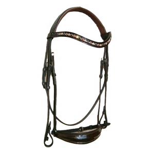 Bridas para caballos Best Buy Bridas para montar a caballo de cuero genuino Fabricante de Bridas para caballos de cuero - Product Image 1