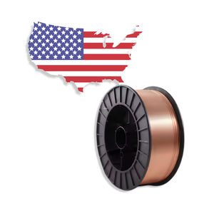 ลวดเชื่อม MIG เคลือบทองแดง (AWS A5.18 ER70S-6) สำหรับตลาดสหรัฐอเมริกา (USA): รองรับ OEM ODM บรรจุในรูปแบบม้วน/ดรัม ขนาด 0.8-1.6 มม. - Product Image 1