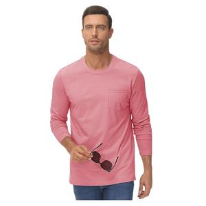 Vente en gros 100% coton T-shirt en jersey simple à manches longues pour col polo avec motif de logo respirant prix d'usine Bangladesh - Product Image 1