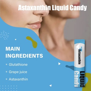 Caramelo Líquido de Astaxantina a Granel con Glutatión y Ácido Hialurónico, Marca Privada OEM, Antioxidante Antienvejecimiento que Ilumina la Piel - Product Image 2