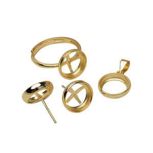 Juego de Pendientes y Colgante de Plata S925 sin Aguja con 10-12 Perlas, Accesorios de Joyería DIY, Incluye Bandeja Vacía e Incrustaciones 3182 - Product Image 5