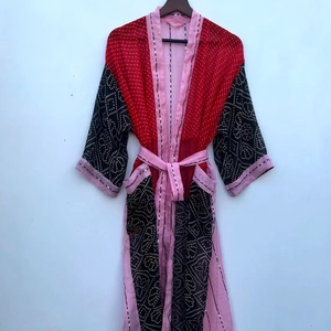 Robe Kimono pour femmes Robe de chambre synthétique Peignoir Boho pour femmes - Product Image 1