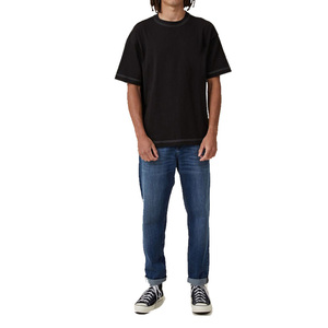 Camisetas de Hombre de Algodón Grueso con Costuras en Contraste, de Moda, Buena Calidad, Precio Bajo, Talla Grande - Product Image 6