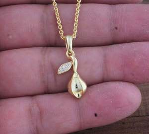 สร้อยคอจี้รูปหัวใจเงินแท้ 925 ชุบทอง 18K สไตล์มินิมอล เครื่องประดับรูปหัวใจกันหมอง สำหรับผู้หญิง ขายส่ง - Product Image 1