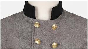 Chaqueta de lana de doble botonadura estilo civil para hombre, abrigo de uniforme histórico, ropa exterior para recreación histórica de invierno - Product Image 6