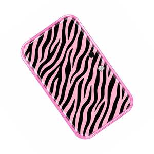 Baldosa acrílica rosa y negra con estampado animal para pestañas, sostenible, con impresión de logotipo personalizado, para extensiones de pestañas - Product Image 3