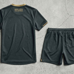 Conjunto de entrenamiento de fútbol premium, camiseta transpirable, pantalones cortos deportivos, ropa deportiva para gimnasio, uniforme de equipo MALUZA INDUSTRIES MI - Product Image 3