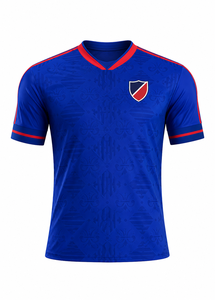 Custom National Team Designs Football Jerseys High Quality Heat-Transfer Printed Soccer Shirts ODM 100% Polyester Quick Dry - Product Image 6