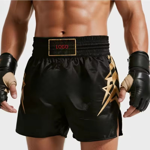 Top Selling Custom Made Boxing Shorts Adults High Quality Unisex Stretch Breathable Lightweight 100% Cotton Quick Dry Fight Gear - Product Image 5