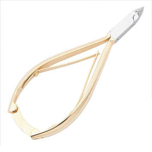 Cortacutículas de Acero Inoxidable SI-65 de Subhan International, Mango Curvo Grande, Profesional, Duradero, con Logotipo Personalizable, Portátil - Product Image 4