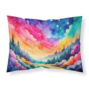 Funda de almohada con ilustraciones decorativas Dusty Miller Funda de cojín ligera y súper suave de fácil cuidado en tamaño estándar - Product Image 1