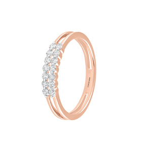 Bague de fiançailles classique en or rose avec diamant naturel taillé pour femme, idéale pour mariage et cadeau, disponible en or 10K, 14K, 18K, argent 925, 935 - Product Image 4