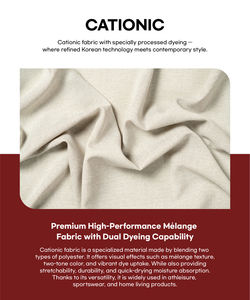 TELA CATIÓNICA: Tela de primera calidad 100% coreana para el hogar con colores de dos tonos y tecnología de teñido dual. - Product Image 5