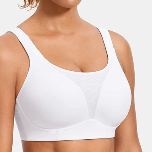 Women High Support Sports <b>Bra</b> Soft <b>Stretch</b> Athletic Workout Fitness Gym Running Training Activewear Top - Product Image 5