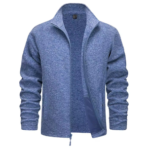 Wholesale Price Customized Warm Winter Jacket <b>Mens</b> <b>Long</b> Sleeve Outdoor <b>Coat</b> Zipper Knitted Rain Jackets For <b>Men</b> Softshell Top - Product Image 2