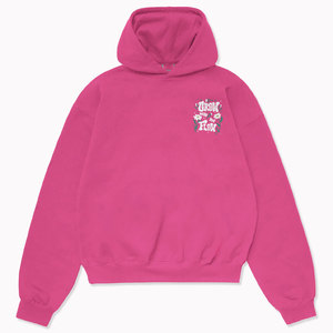 Sweat-shirt en polaire à capuche rouge, respirant, coupe ample, 500g coton/fibre de bambou, décontracté, unisexe, vêtement d'hiver, logo personnalisé sur le devant - Product Image 5
