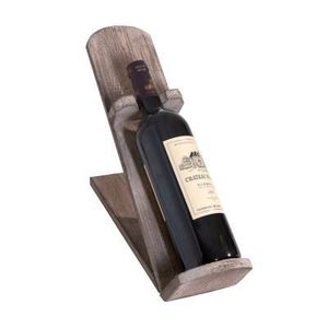 Modern Wooden Wine <b>Rack</b> Tabletop Bottle Holder Rectangle Shape 1L Capacity Handcrafted Display Stand Home <b>Bar</b> Kitchen Decor - Product Image 3