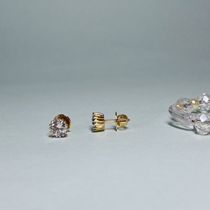 1 Carat Round Cut Diamond <b>Stud</b> <b>Earrings</b> Lab Grown 18k Rose Gold D Color IGI Certified Classic Unisex Jewelry - Product Image 4