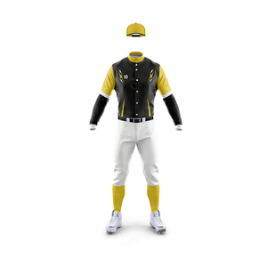 Conjunto de Uniforme de Béisbol Unisex Personalizado, Camiseta y Pantalones Sublimados con Rayas Naranjas y Negras, Sin Mangas, Transpirable, de Secado Rápido y Antibacteriano - Product Image 3