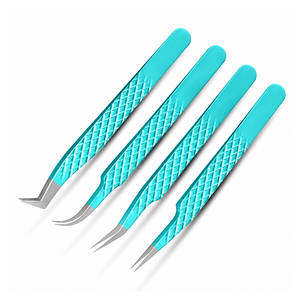 Pinzas Anguladas Quirúrgicas Ijrak para Pestañas, Punta Fina de Acero Inoxidable, Herramienta de Precisión para Extensiones de Pestañas, Uso en Salones de Belleza - Product Image 4