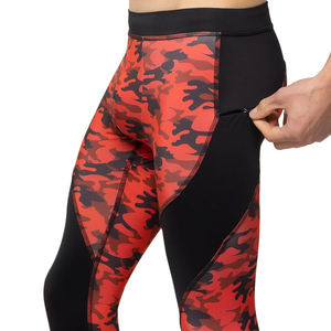 Leggings de Compresión para Hombre OEM ODM, Cintura Elástica, Transpirables, para Gimnasio, Fitness, Running, Ropa Deportiva de Secado Rápido, Pantalones de Entrenamiento al por Mayor - Product Image 3
