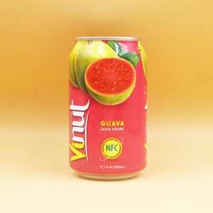 11.1 fl oz <b>Guava</b> Juice <b>Drink</b> OEM Private Label Canned Beverage by Vietnam Manufacturer - Product Image 1