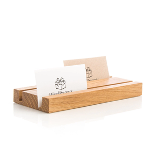 Wood Business <b>Card</b> Display Stand Best Selling Sale Home Decor Custom Wood <b>Table</b> Number Stands Customized Sale - Product Image 1