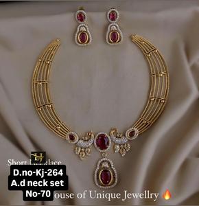 Elegant Gold Plated <b>Statement</b> <b>Necklace</b> With Green Crystal And Rhinestone For Women Wedding Jewelry - Product Image 2