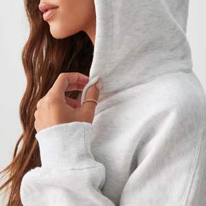 Sudadera con capucha extragrande para mujer, con cremallera, de algodón y forro polar, estilo casual, holgada, con logo personalizado, venta al por mayor, fabricante OEM - Product Image 4