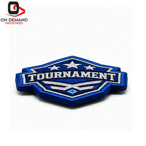 Insignias de Torneo Personalizadas Bordadas de Primera Calidad, Costura de Alta Densidad, Bajo MOQ, Proveedor Mayorista Directo de Fábrica - Product Image 4