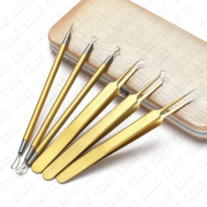 Premium 6 Piece Stainless Steel Acne Blackhead Extractor Kit with Custom Label Professional Pore Cleaner <b>Tools</b> - Product Image 6