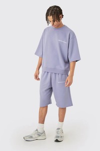 Plus Size Men Cargo T Shirt and Shorts <b>Set</b> 100% Cotton Oversized Streetwear Summer 2 Piece Outfit - Product Image 6