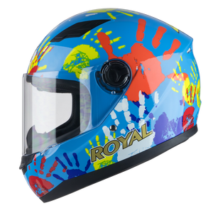 Casque Royal M136, nouveau casque intégral de sécurité, ABS+EPS, certifié ISO 9000, homologué DOT, déverrouillage rapide, design graphique, entièrement équipé - Product Image 5